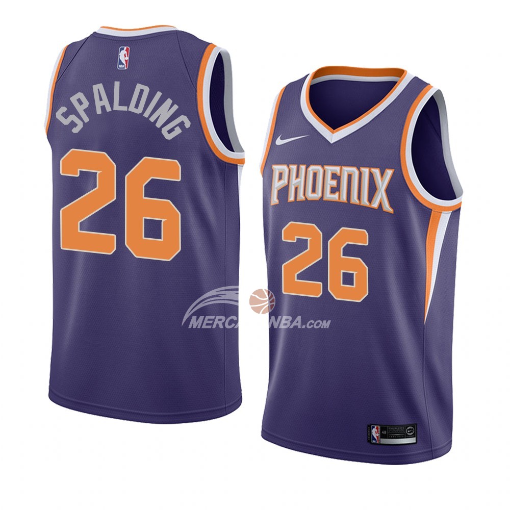 Maglia Phoenix Suns Ray Spaldingicon 2018 Viola